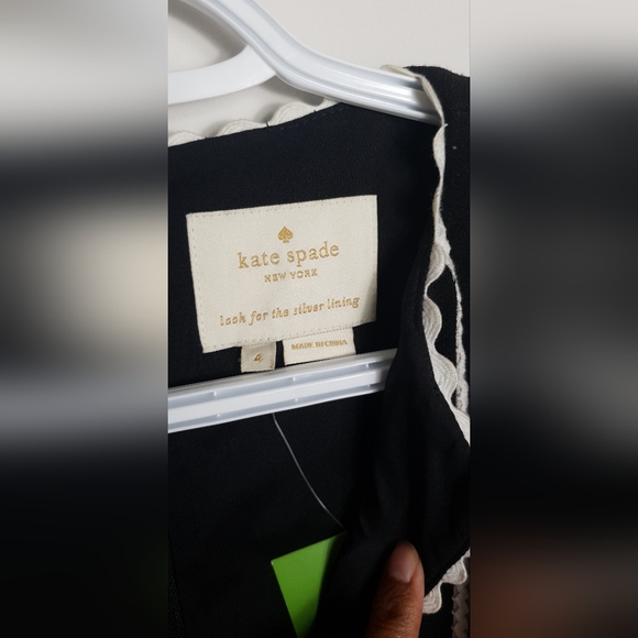 New with tag - Kate Spade scenic route lace inset crepe dress NJMU7785 Size 4 - Picture 3 of 7